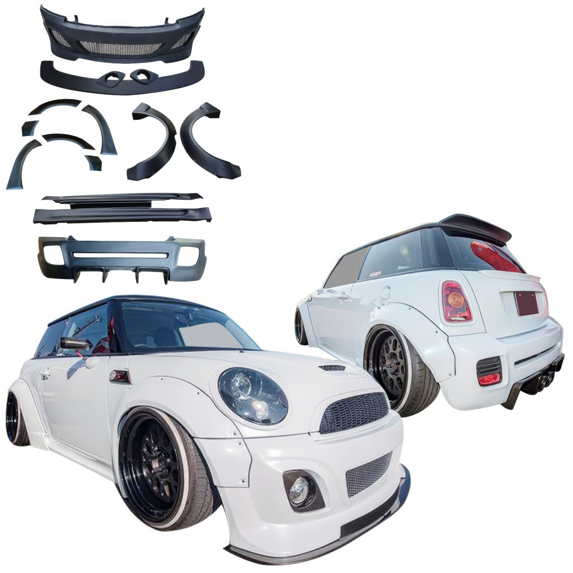 All kind of body kits for Mini Cooper 2007. Exterior/Complete Body Kits 