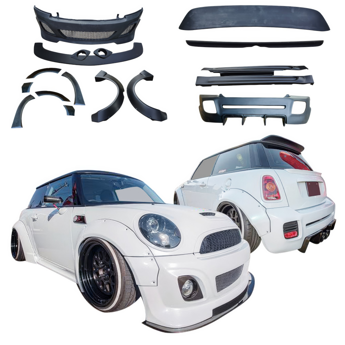 All kind of body kits for Mini Cooper 2007. Exterior/Complete Body Kits 