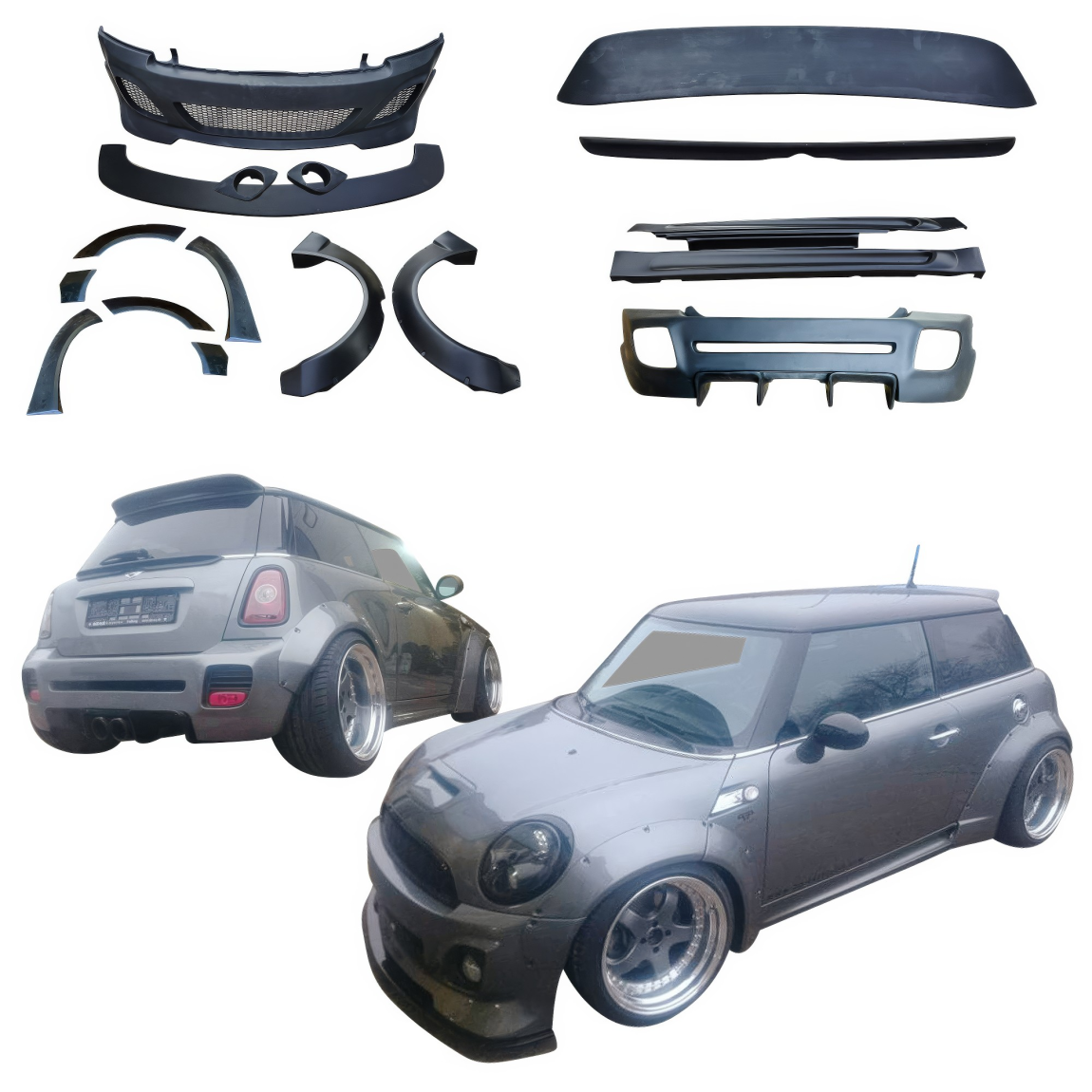 All kind of body kits for Mini Cooper 2007. Exterior/Complete Body Kits 