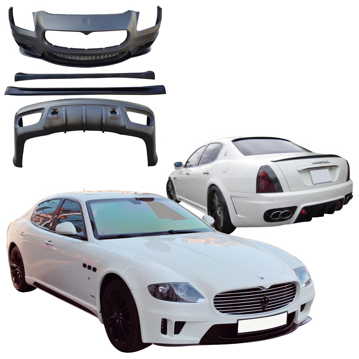 All kind of body kits for Maserati Quattroporte 2009. Exterior/Complete Body Kits 