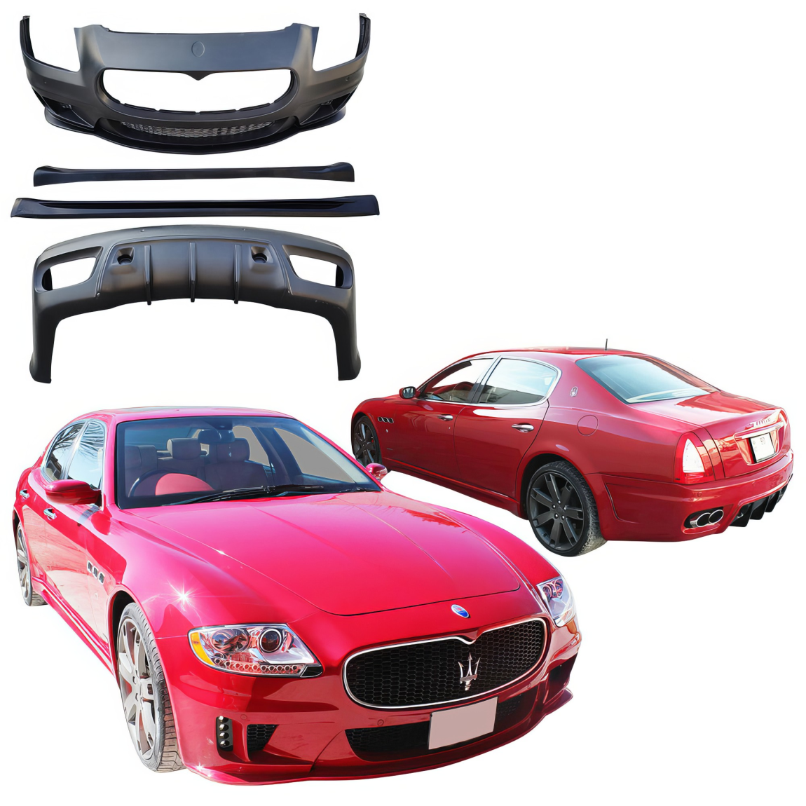 All kind of body kits for Maserati Quattroporte 2009. Exterior/Complete Body Kits 