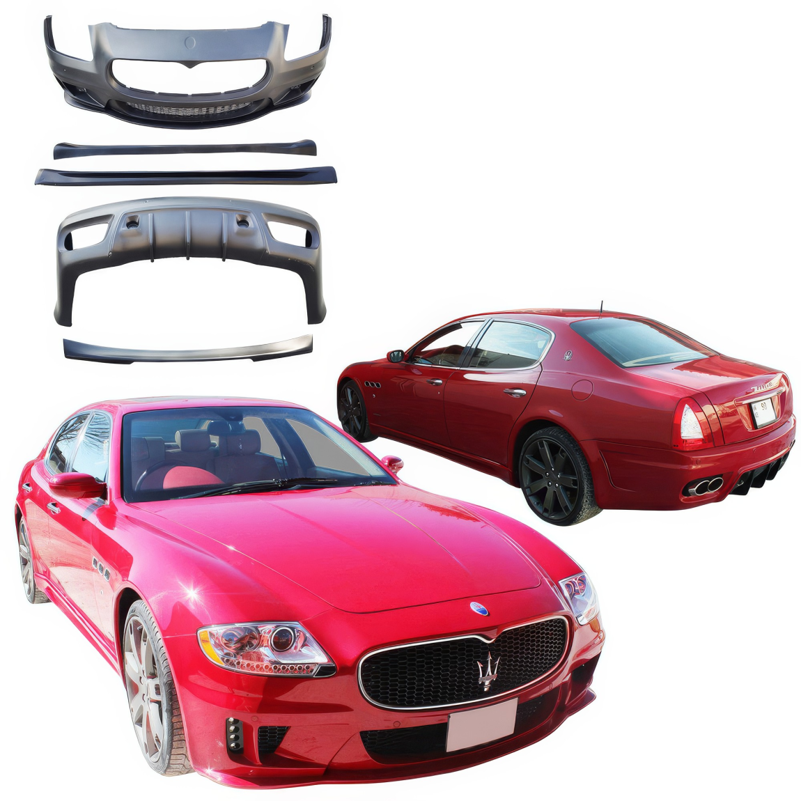 All kind of body kits for Maserati Quattroporte 2009. Exterior/Complete Body Kits 