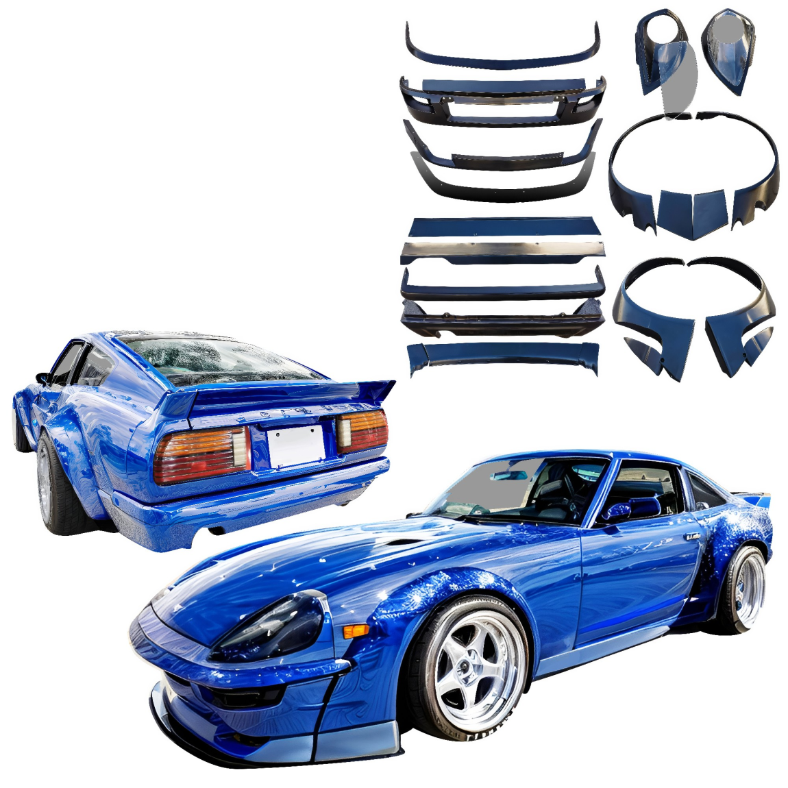 All kind of body kits for Datsun 280ZX 1979. Exterior/Wings 