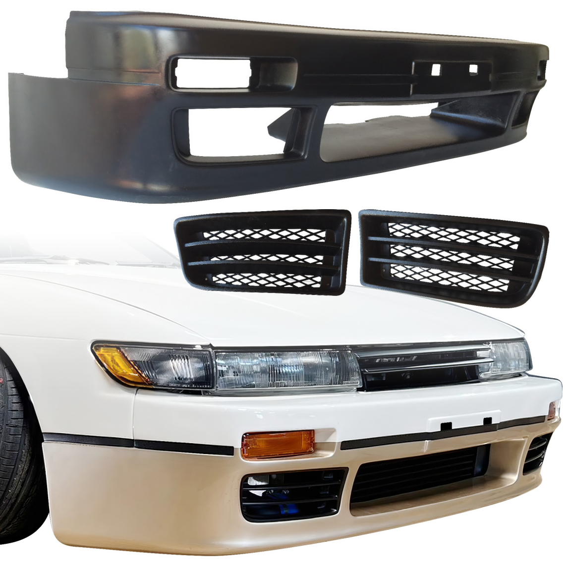 All kind of body kits for Nissan Silvia 1989. Exterior/Front Bumpers or Lips 