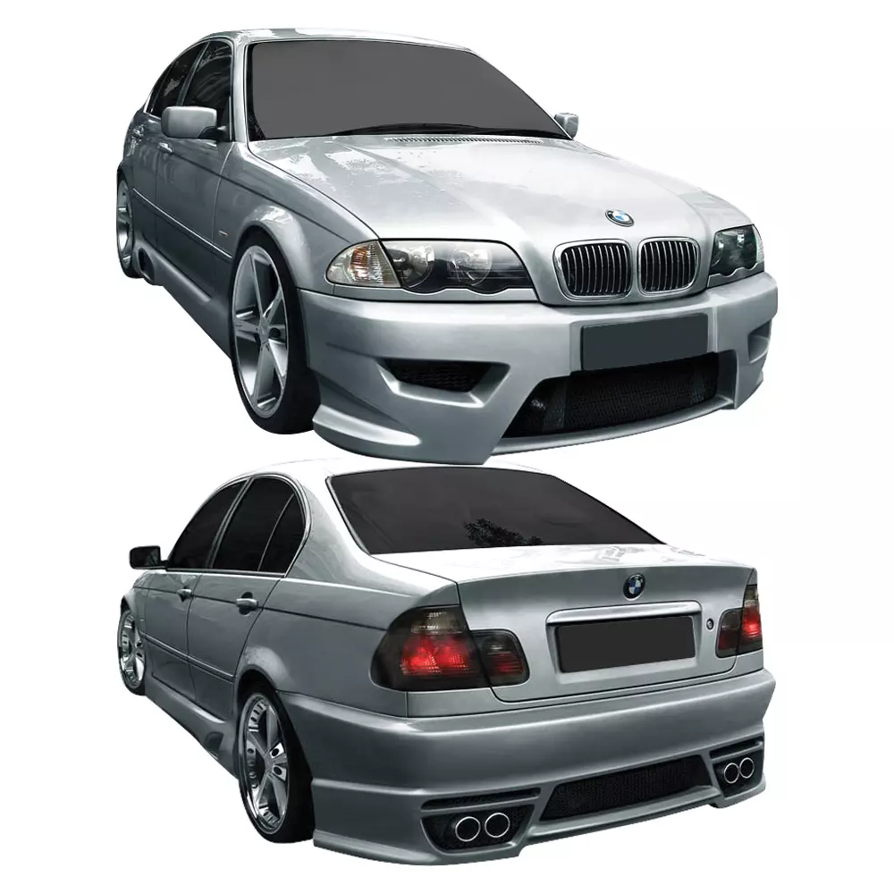 1999-2005 BMW 3 Series E46 4DR Duraflex I-Design Body Kit 4 Piece - Image 1