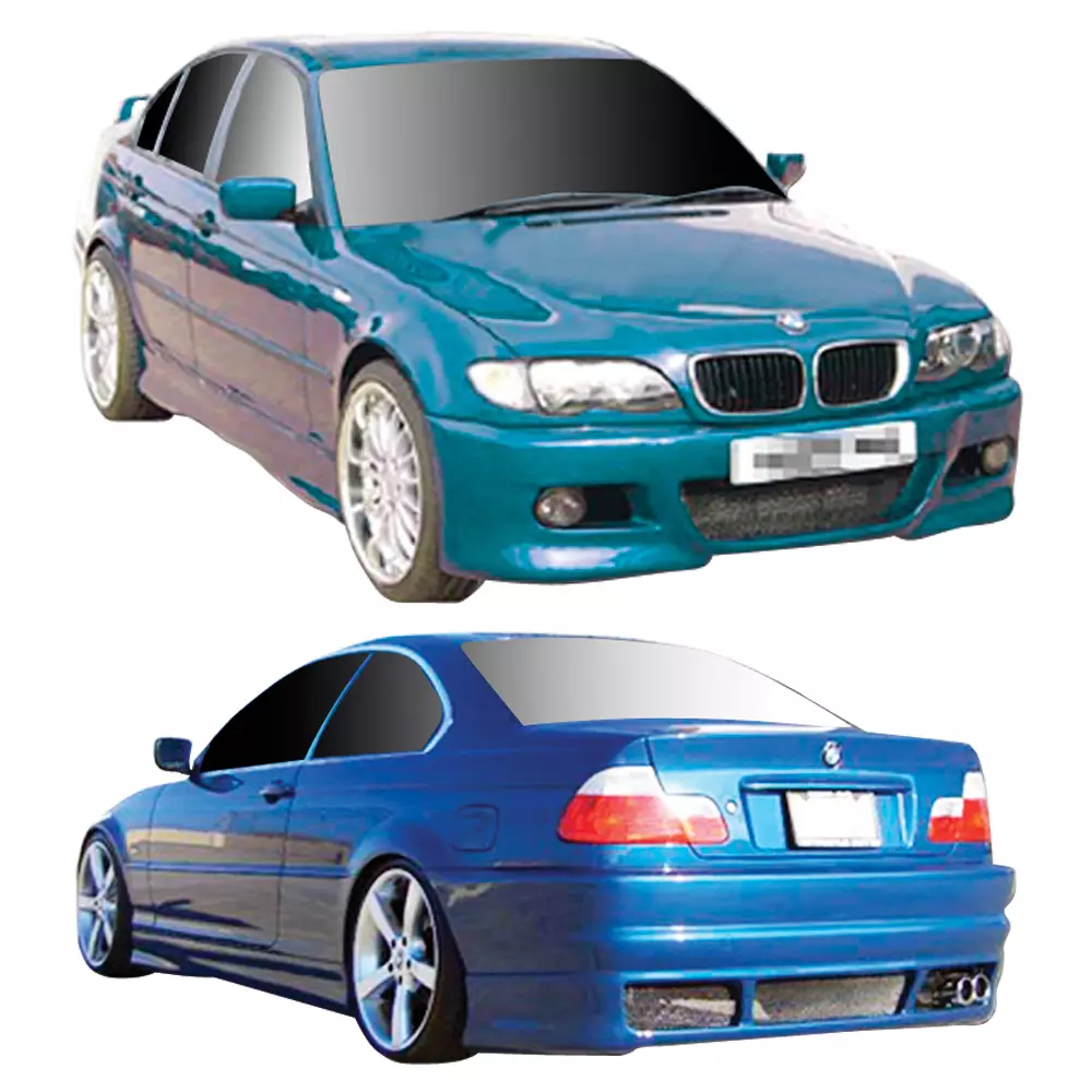 1999-2005 BMW 3 Series 4DR E46 Duraflex M3 Look Body Kit 4 Piece - Image 1