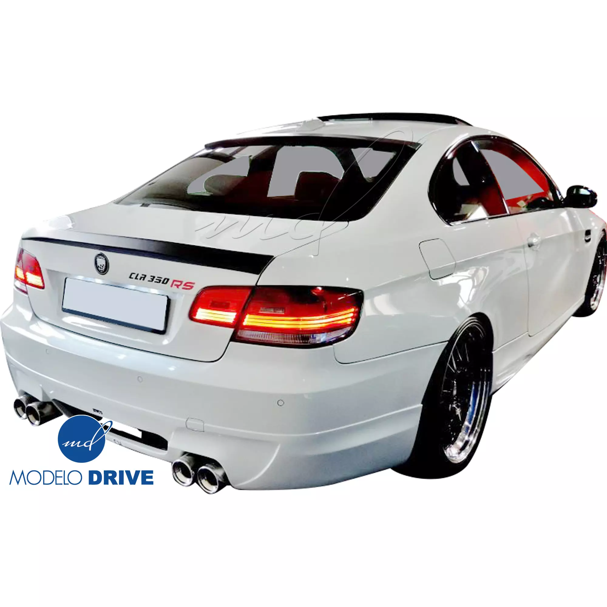 ModeloDrive FRP LUMM 350RS Rear Bumper > BMW 3-Series E92 2007-2010 > 2dr - Image 2