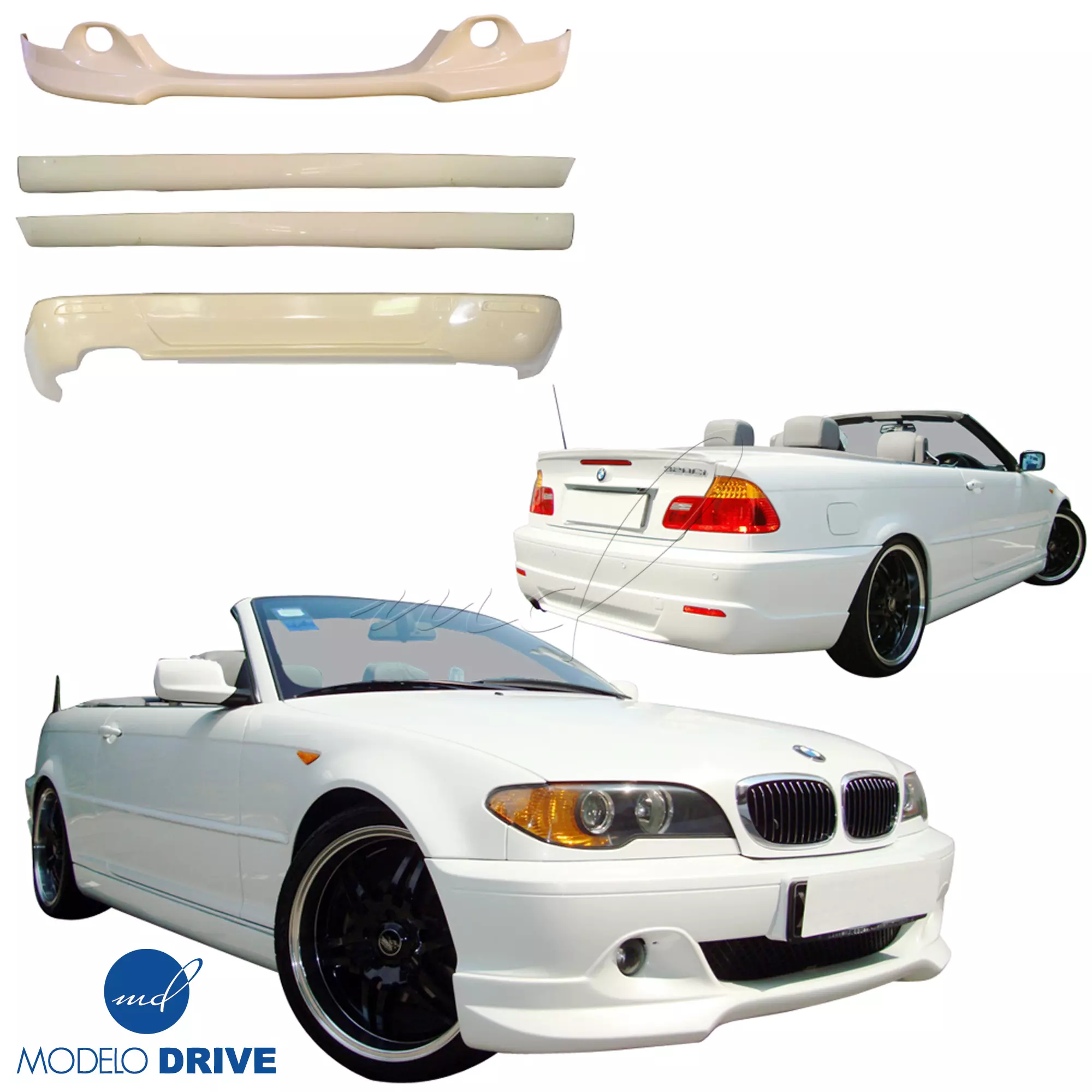 ModeloDrive FRP ASCH Body Kit 4pc > BMW 3-Series E46 1999-2005 > 2dr - Image 1