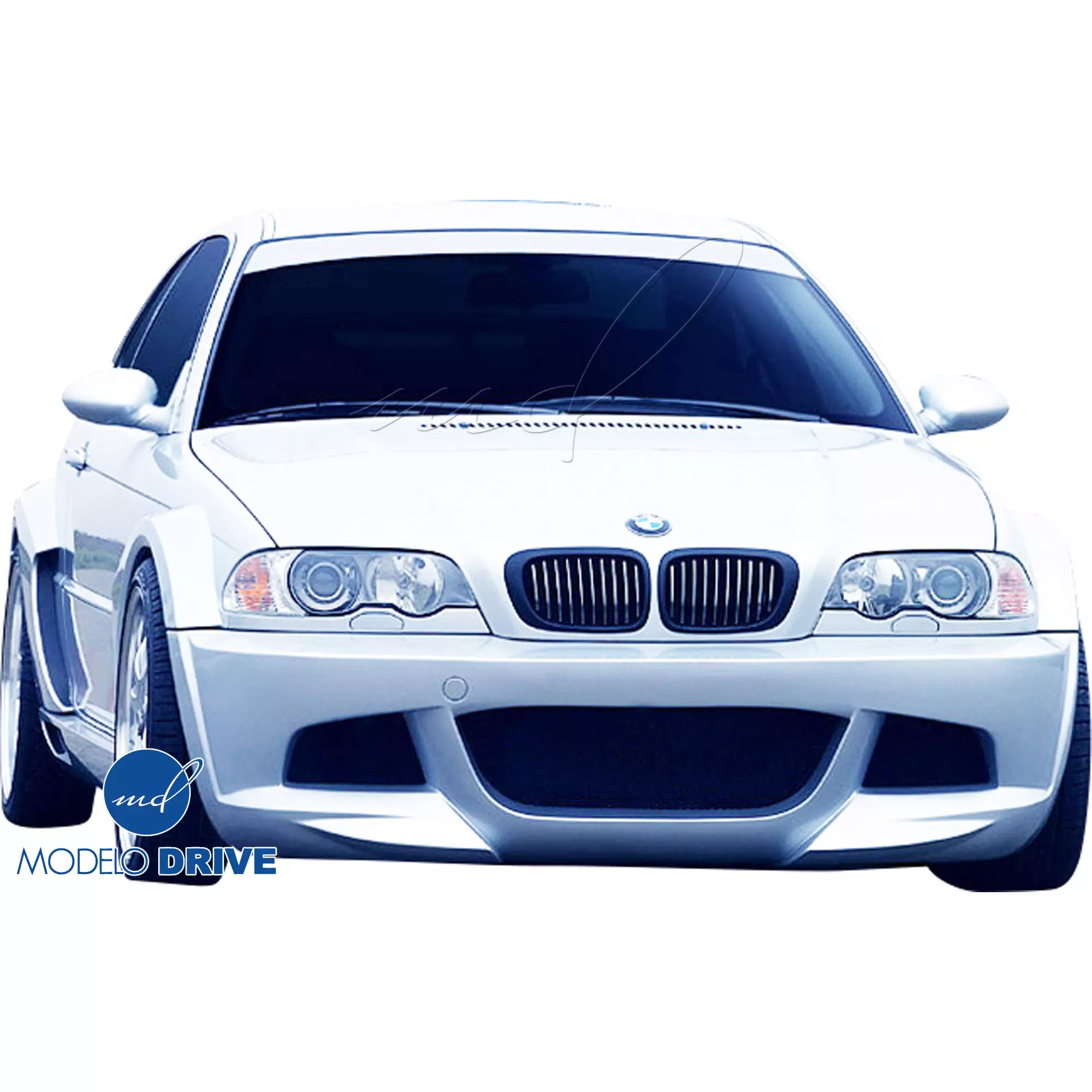 ModeloDrive FRP LDES Wide Body Front Bumper > BMW 3-Series E46 1999-2005 > 2dr - Image 4