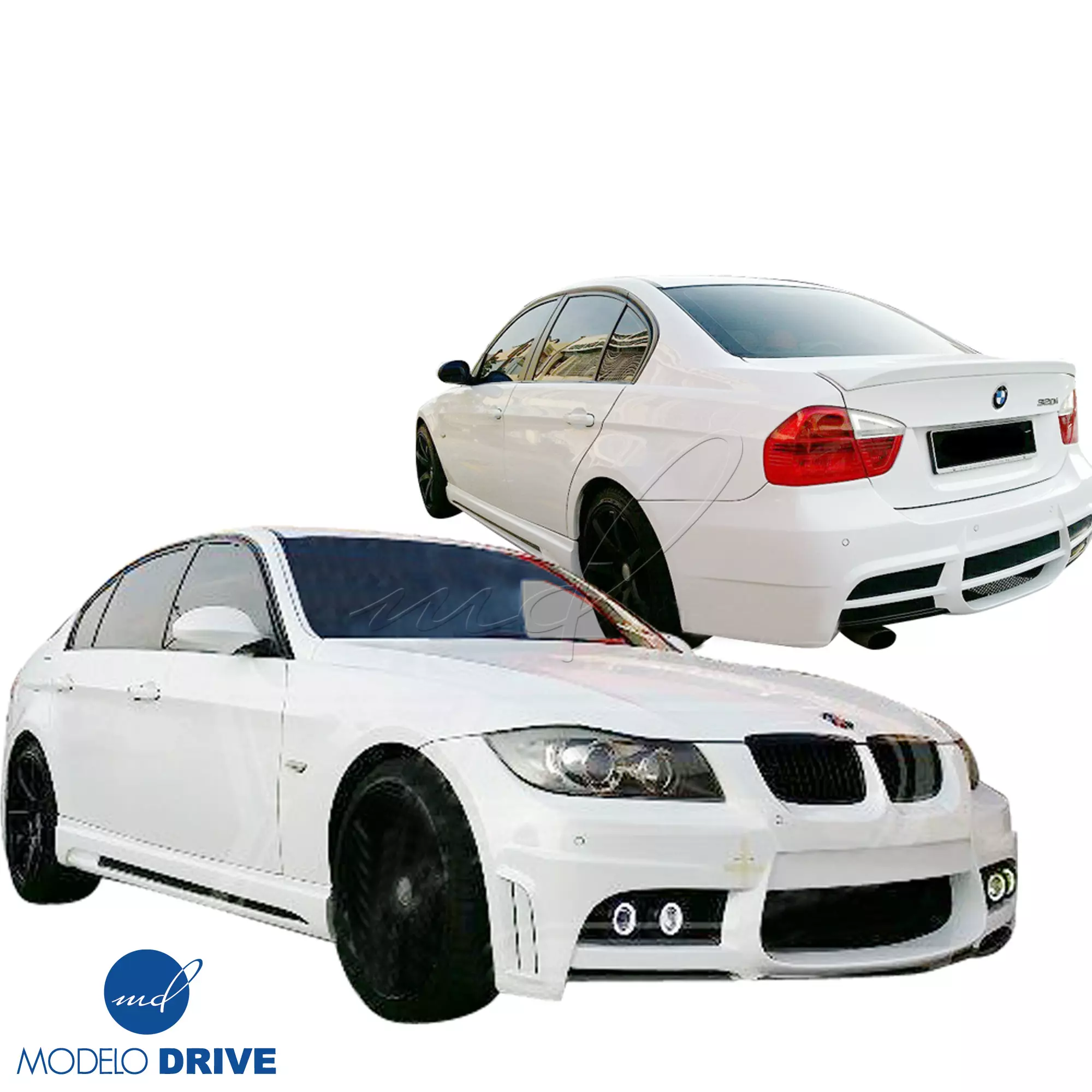 ModeloDrive FRP WAL BISO Body Kit 4pc > BMW 3-Series E90 2007-2010> 4dr - Image 39