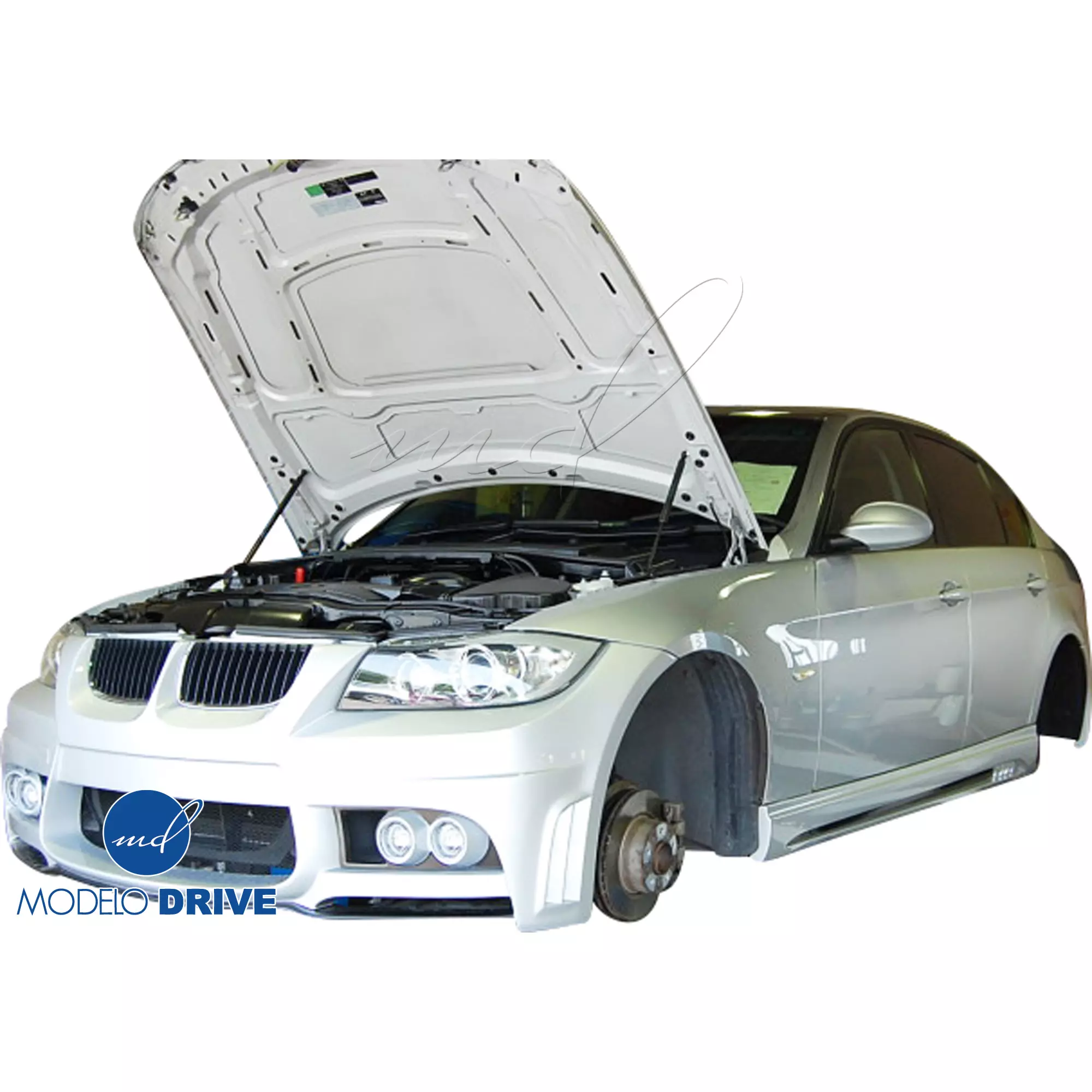 ModeloDrive FRP WAL BISO Body Kit 4pc > BMW 3-Series E90 2007-2010> 4dr - Image 13