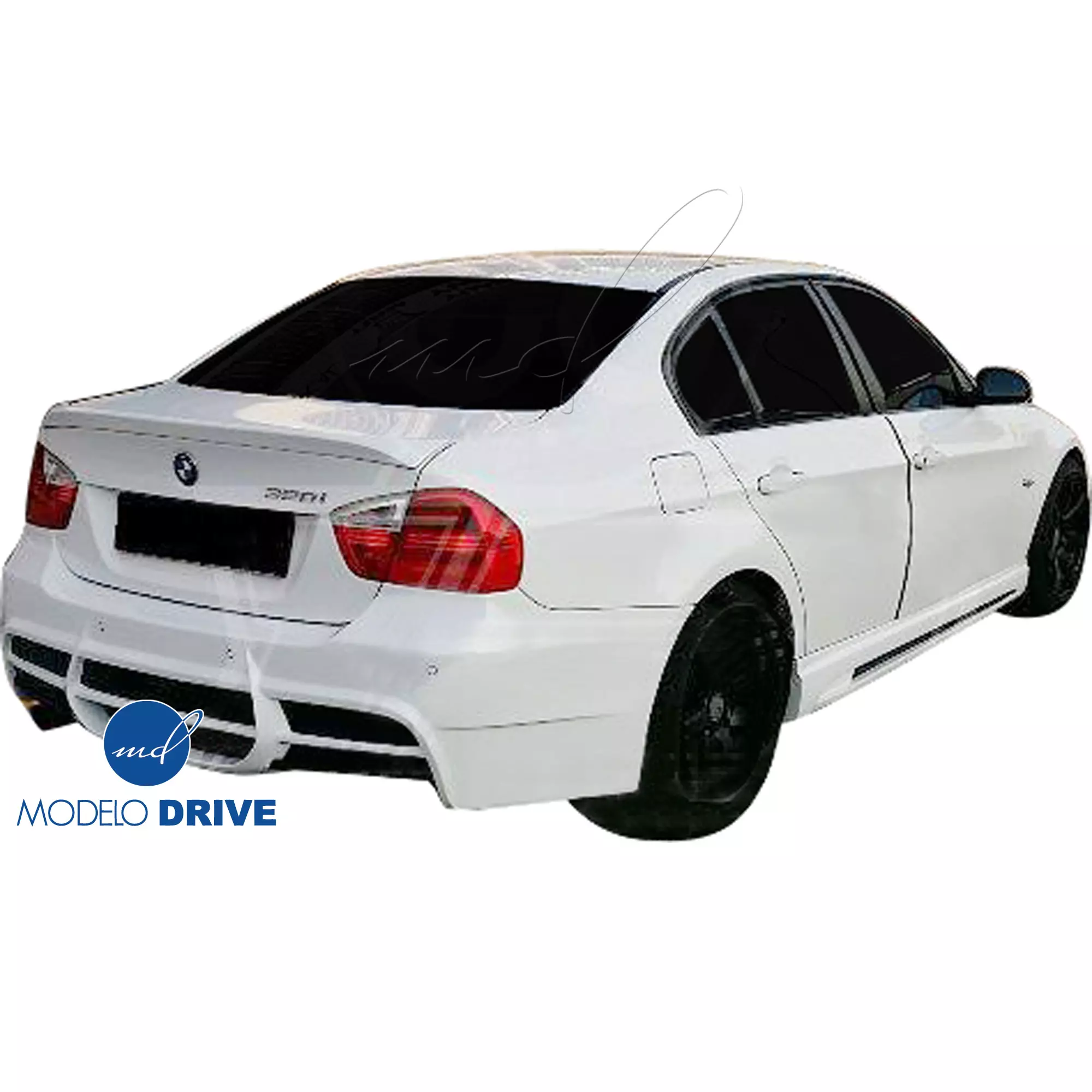 ModeloDrive FRP WAL BISO Rear Bumper > BMW 3-Series E90 2007-2010> 4dr - Image 4