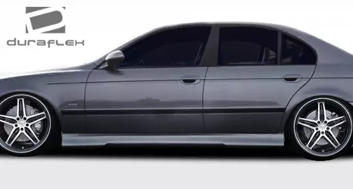 1997-2003 BMW 5 Series E39 4DR Duraflex HM-S Side Skirts Rocker Panels 2 Piece - Image 2