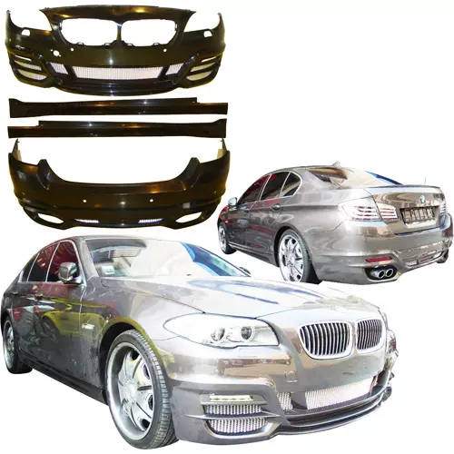 ModeloDrive FRP WAL Body Kit 4pc > BMW 5-Series F10 2011-2016 > 4dr - Image 2