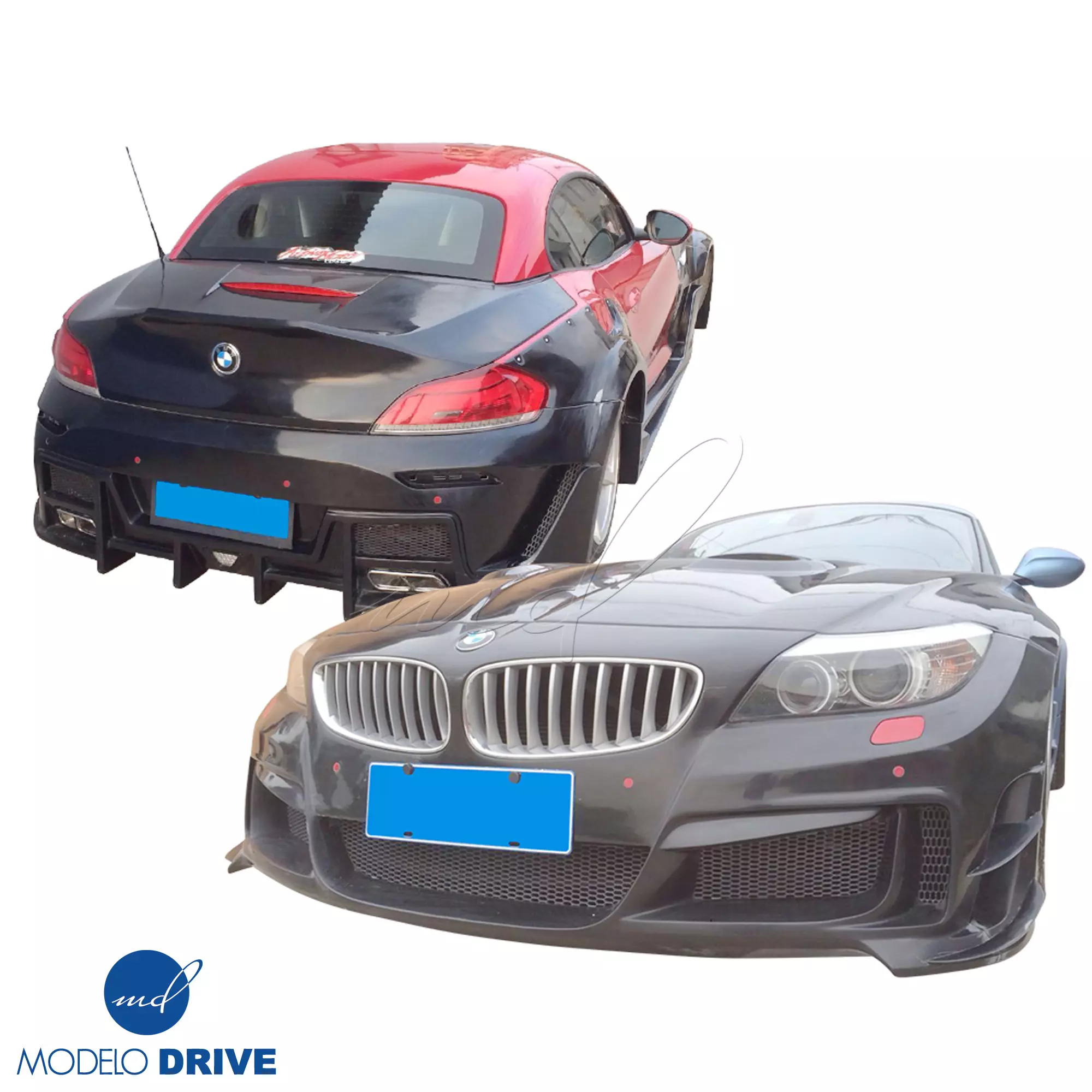 ModeloDrive FRP LVL Wide Body Kit /w Trunk > BMW Z4 E89 2009-2016 - Image 69