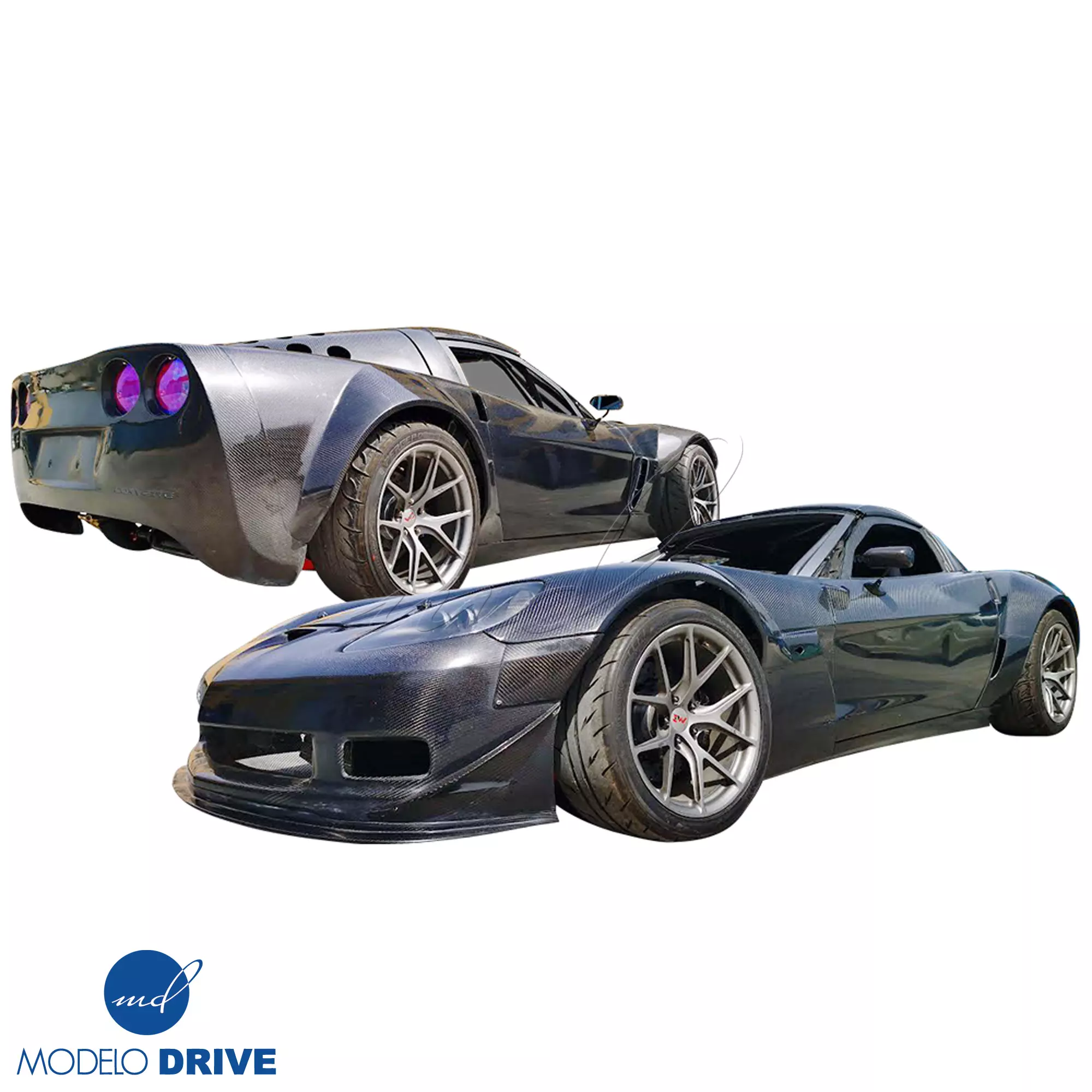 ModeloDrive Carbon Fiber GT3-XL Wide Body Kit > Chevrolet Corvette C6 2005-2013 - Image 1