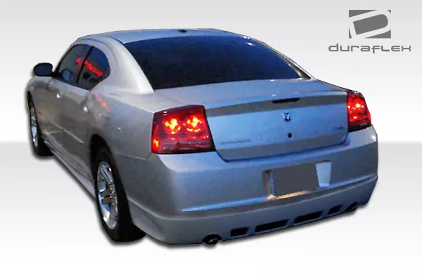 2006-2010 Dodge Charger Duraflex VIP Rear Lip Under Spoiler Air Dam (base model) 1 Piece - Image 2