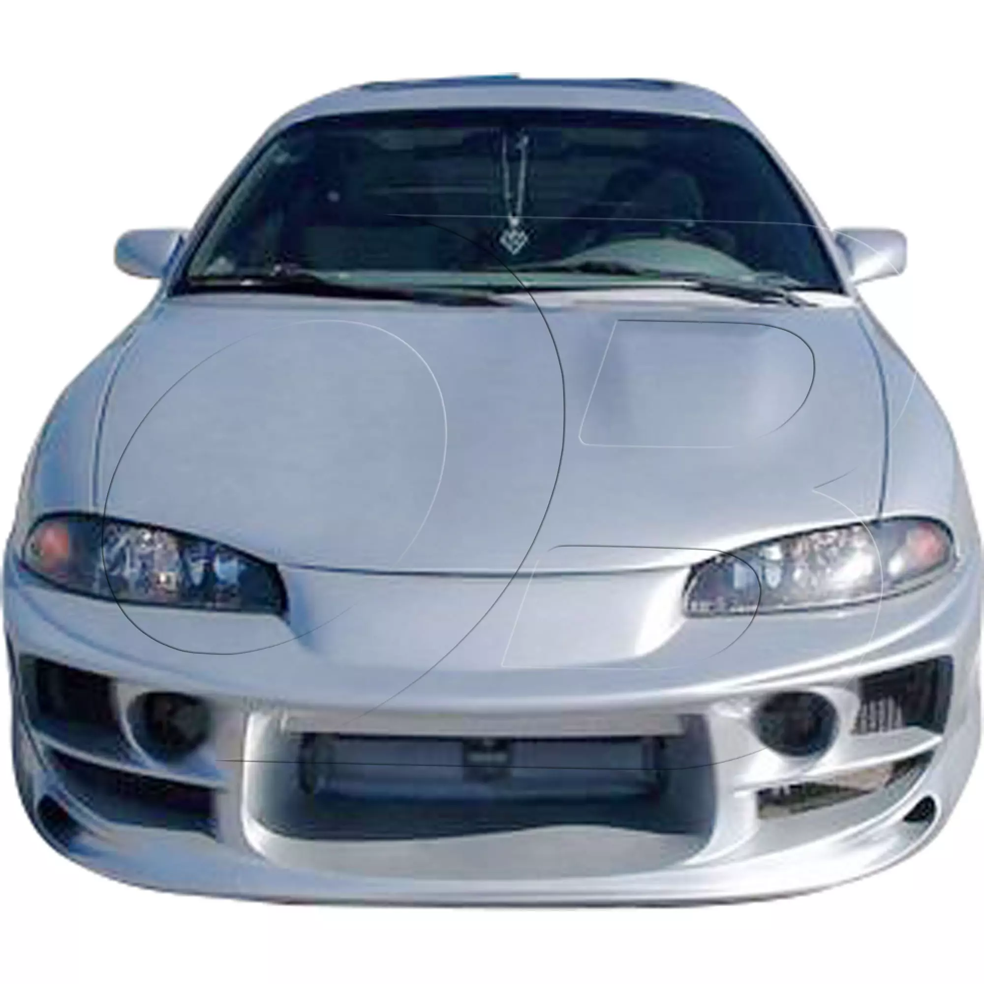 KBD Urethane Bomb Style 1pc Front Bumper > Mitsubishi Eclipse 1997-1999 - Image 4