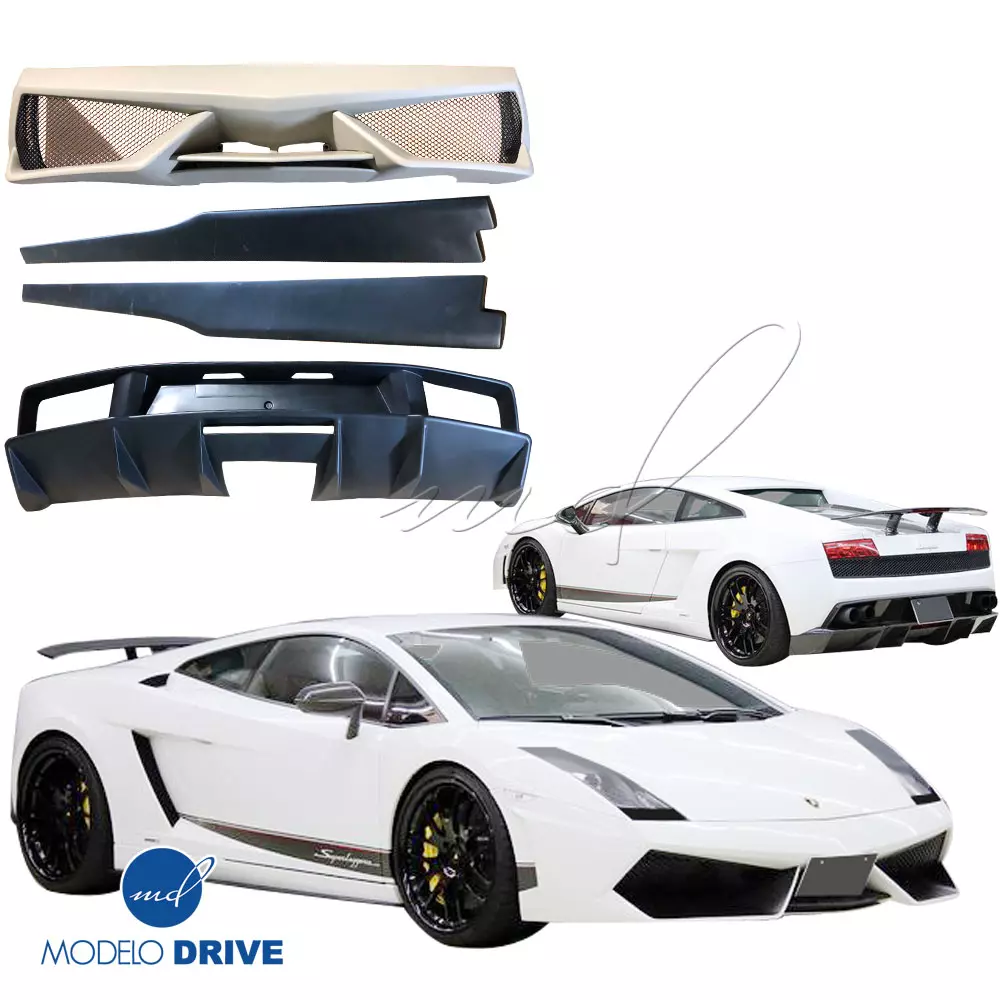 ModeloDrive FRP LP570 Body Kit 4pc > Lamborghini Gallardo 2004-2008 - Image 1