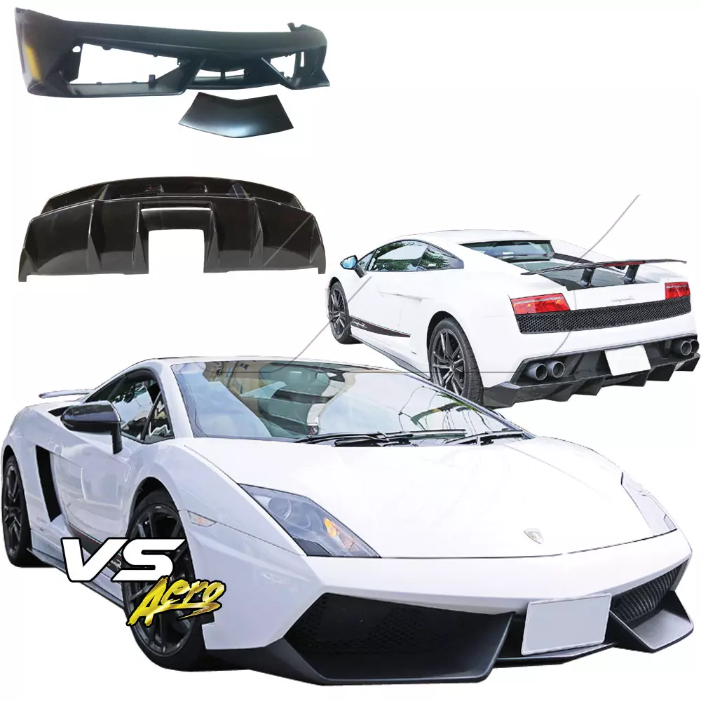 VSaero FRP LP540 LP550 SL Body Kit 3pc > Lamborghini Gallardo 2009-2013 - Image 1