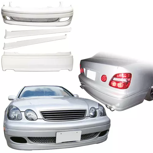 ModeloDrive FRP JUNT Body Kit 4pc > Lexus GS Series GS400 GS300 1998-2005 - Image 73