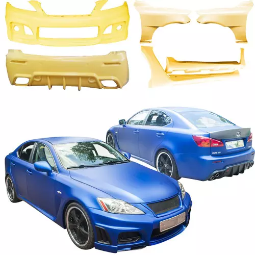 ModeloDrive FRP WAL BISO Body Kit 6pc > Lexus IS-Series IS-F 2012-2013 - Image 2