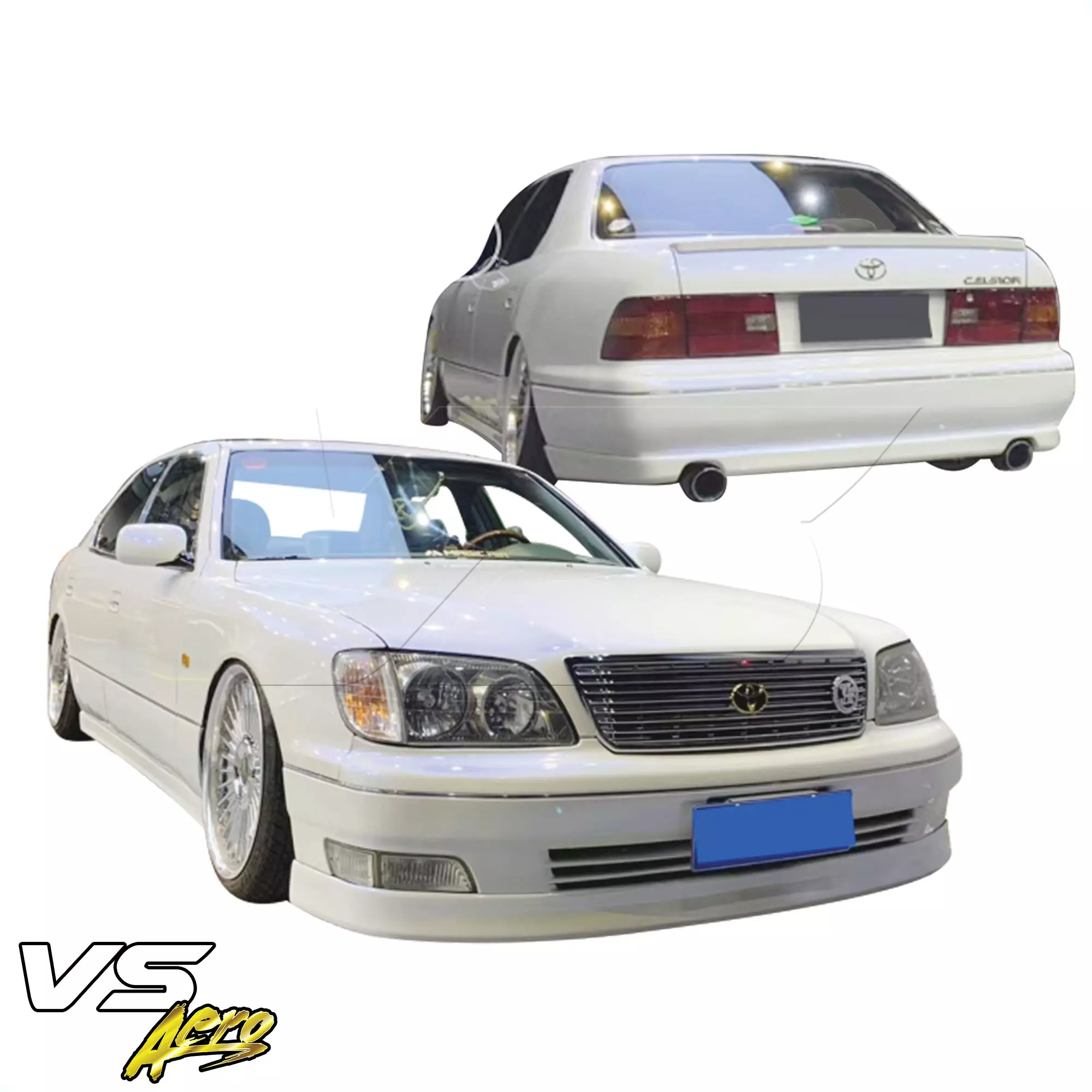 VSaero FRP FKON Body Kit 4pc > Lexus LS Series LS400 UCF21 1998-2000 - Image 26
