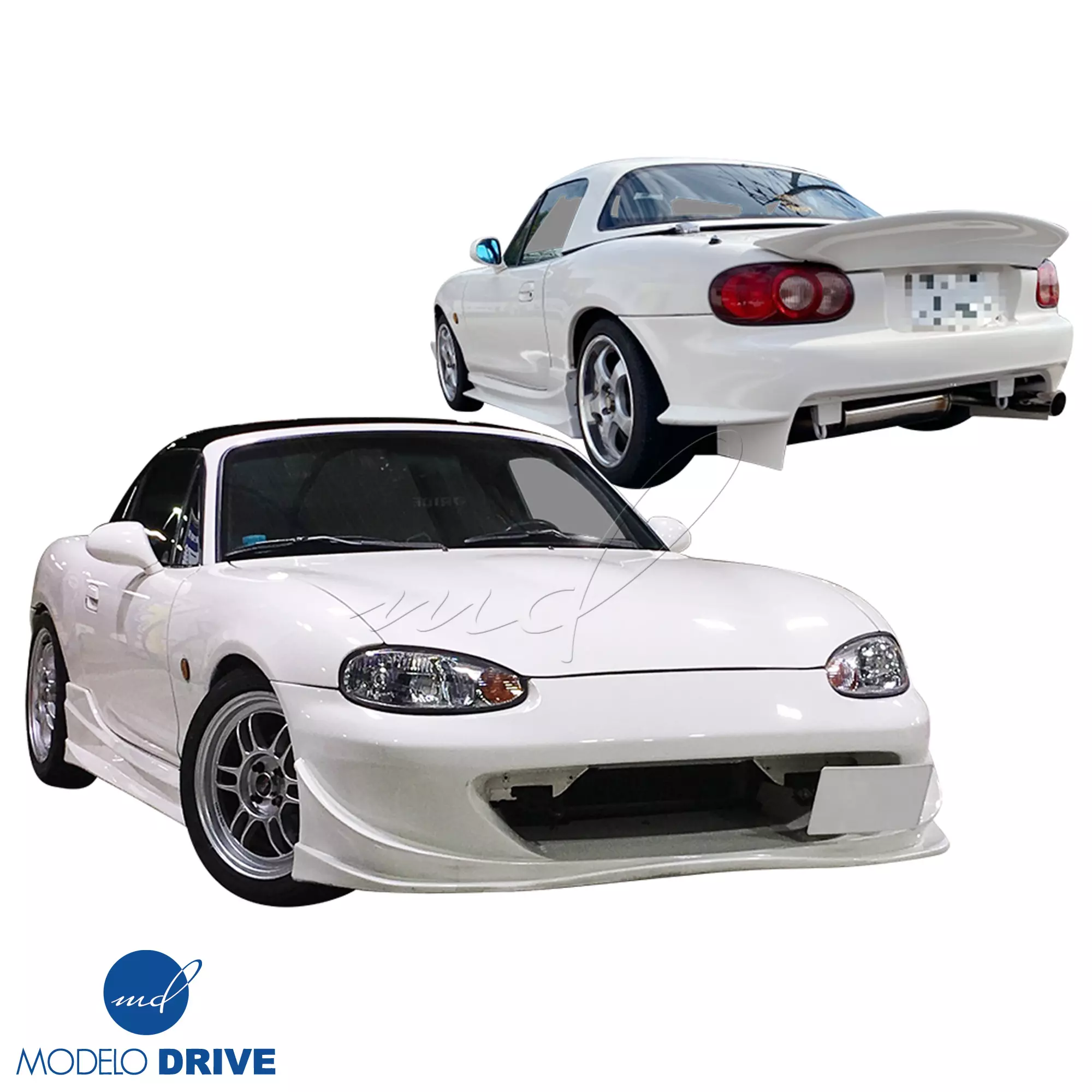 ModeloDrive FRP GVAR Body Kit 9pc > Mazda Miata NB1 1998-2005 - Image 10