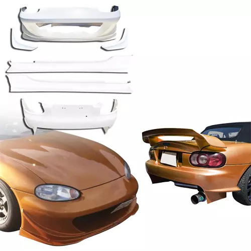 ModeloDrive FRP GVAR Body Kit 9pc > Mazda Miata NB1 1998-2005 - Image 36