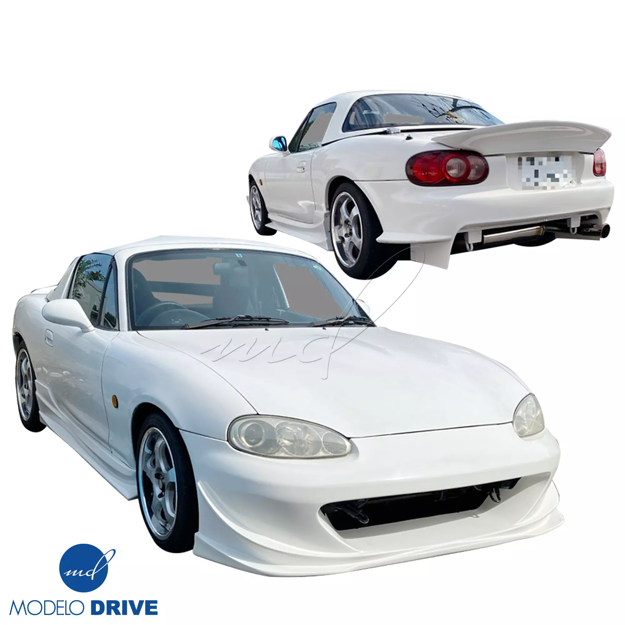 ModeloDrive FRP GVAR Body Kit 7pc > Mazda Miata NB2 2001-2005 - Image 14