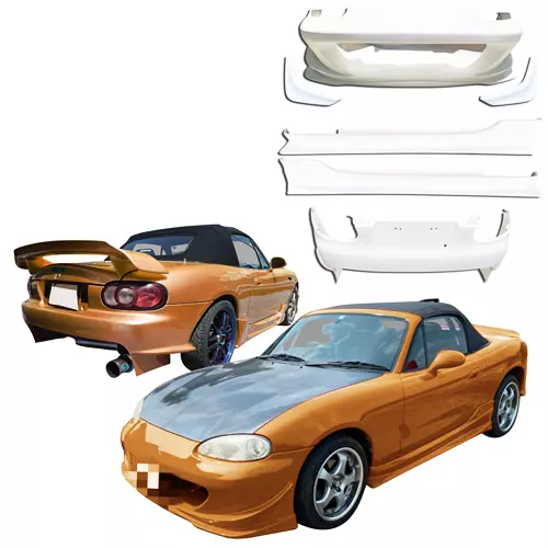 ModeloDrive FRP GVAR Body Kit 7pc > Mazda Miata NB2 2001-2005 - Image 45