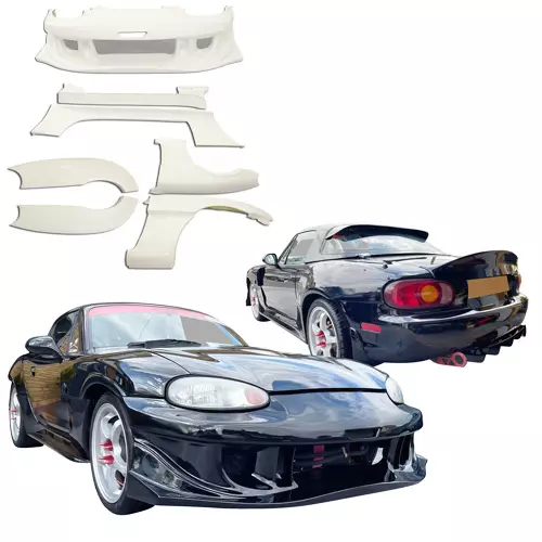 ModeloDrive FRP RAME Wide Body Kit 6pc > Mazda Miata (NB) 1998-2005 - Image 1