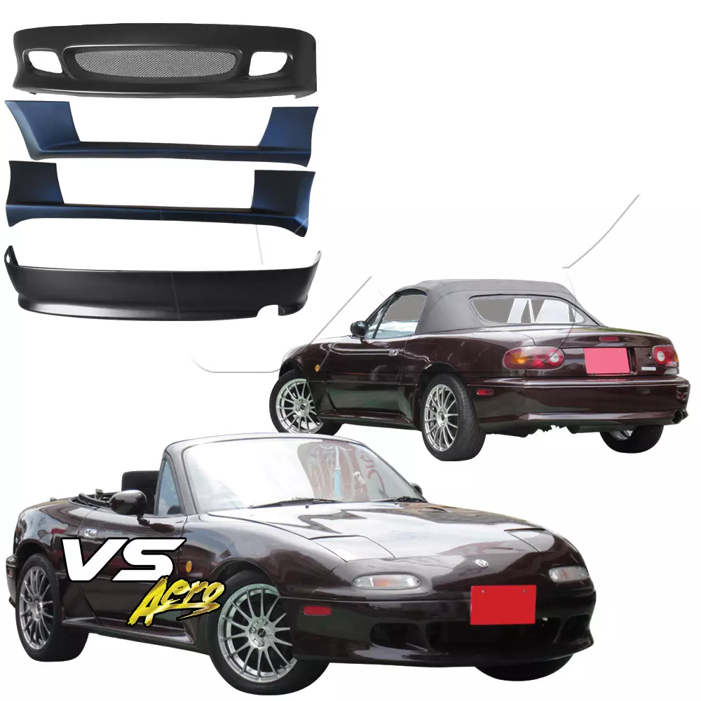 VSaero FRP RSAC Body Kit 4pc > Mazda Miata MX-5 NA 1990-1997 - Image 1