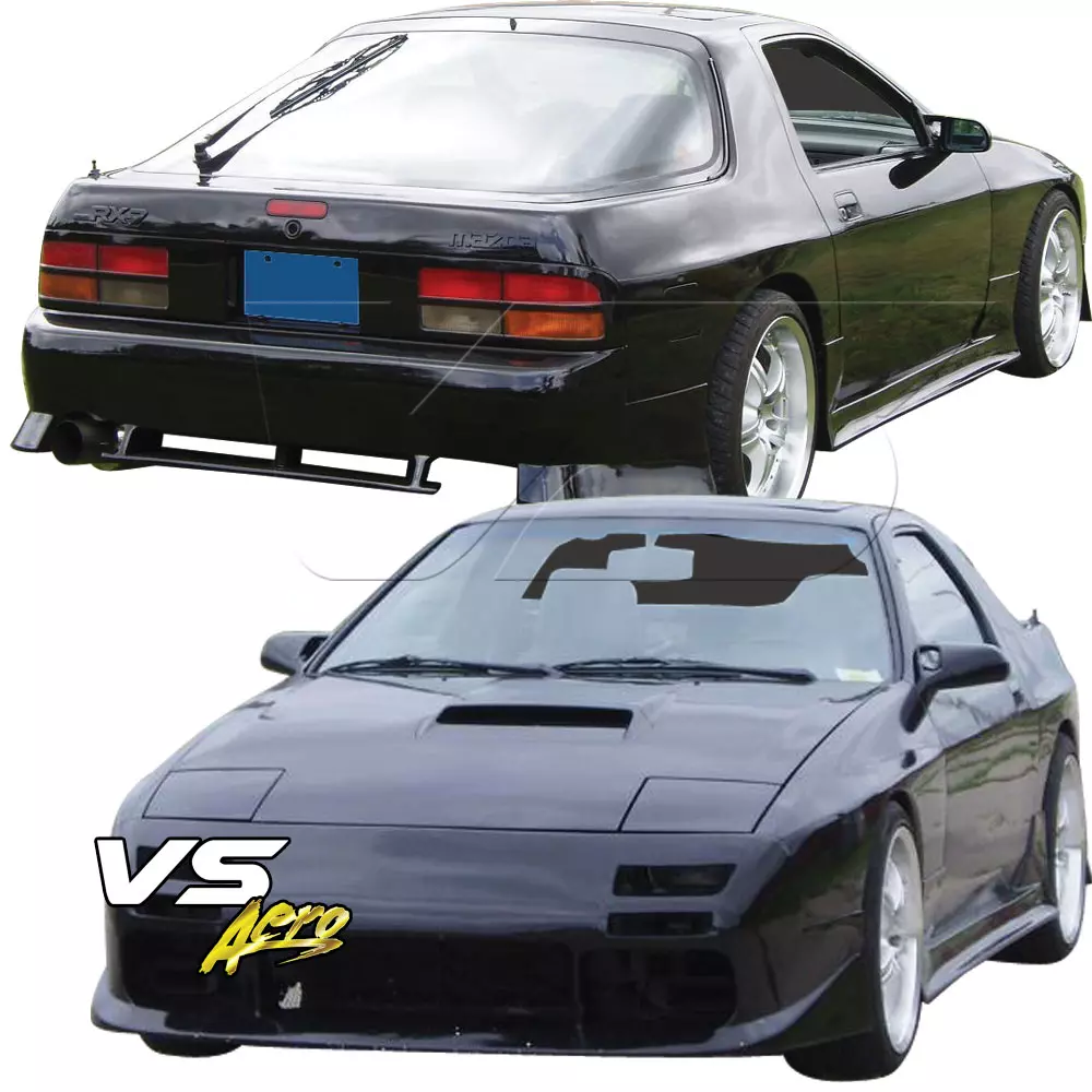 VSaero FRP VANQ Body Kit 4pc > Mazda RX-7 FC3S 1986-1992 - Image 2