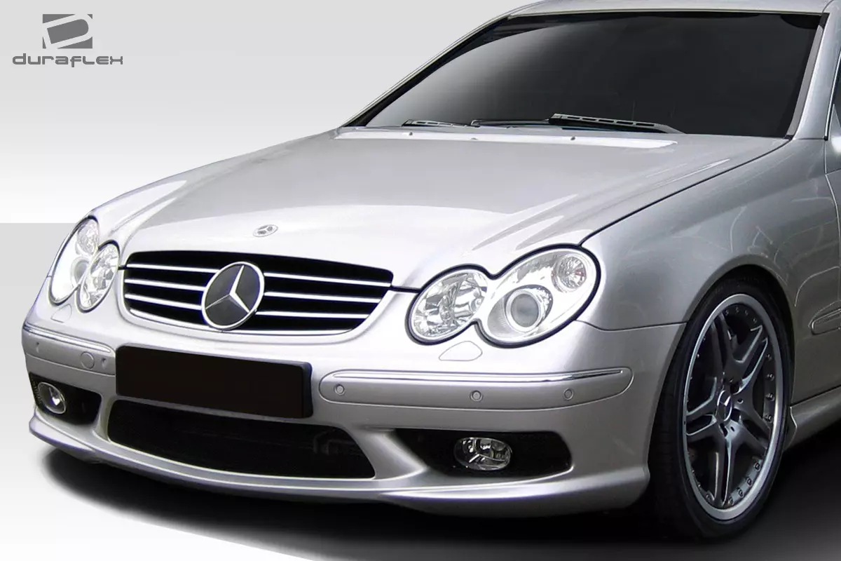 2003-2009 Mercedes CLK CLK320 CLK350 CLK550 CLK500 CLK55 CLK 63 W209 Duraflex AMG Look Front Bumper Cover 1 Piece - Image 2