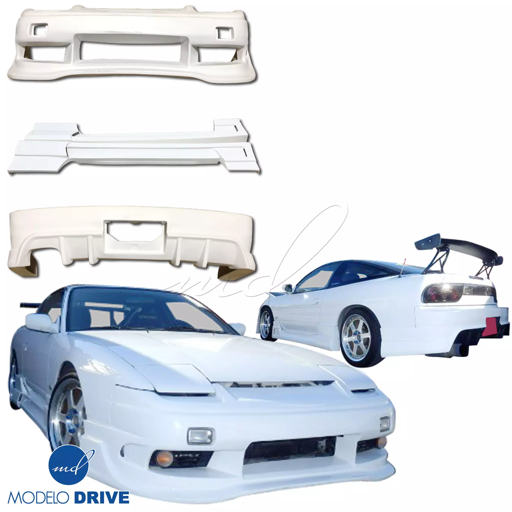 ModeloDrive FRP ORI RACE Kit 4pc > Nissan 240SX 1989-1994 > 3dr Hatch - Image 1