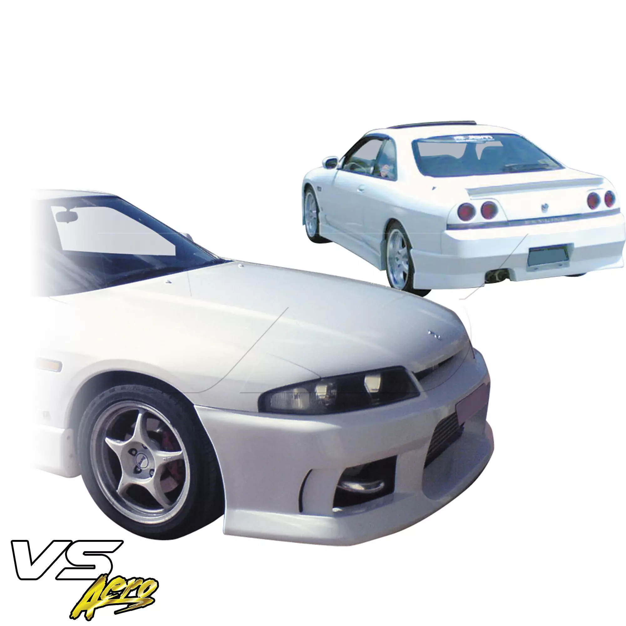 VSaero FRP MSPO v2 Body Kit 4pc > Nissan Skyline R33 GTS 1995-1998 > 2dr Coupe - Image 37
