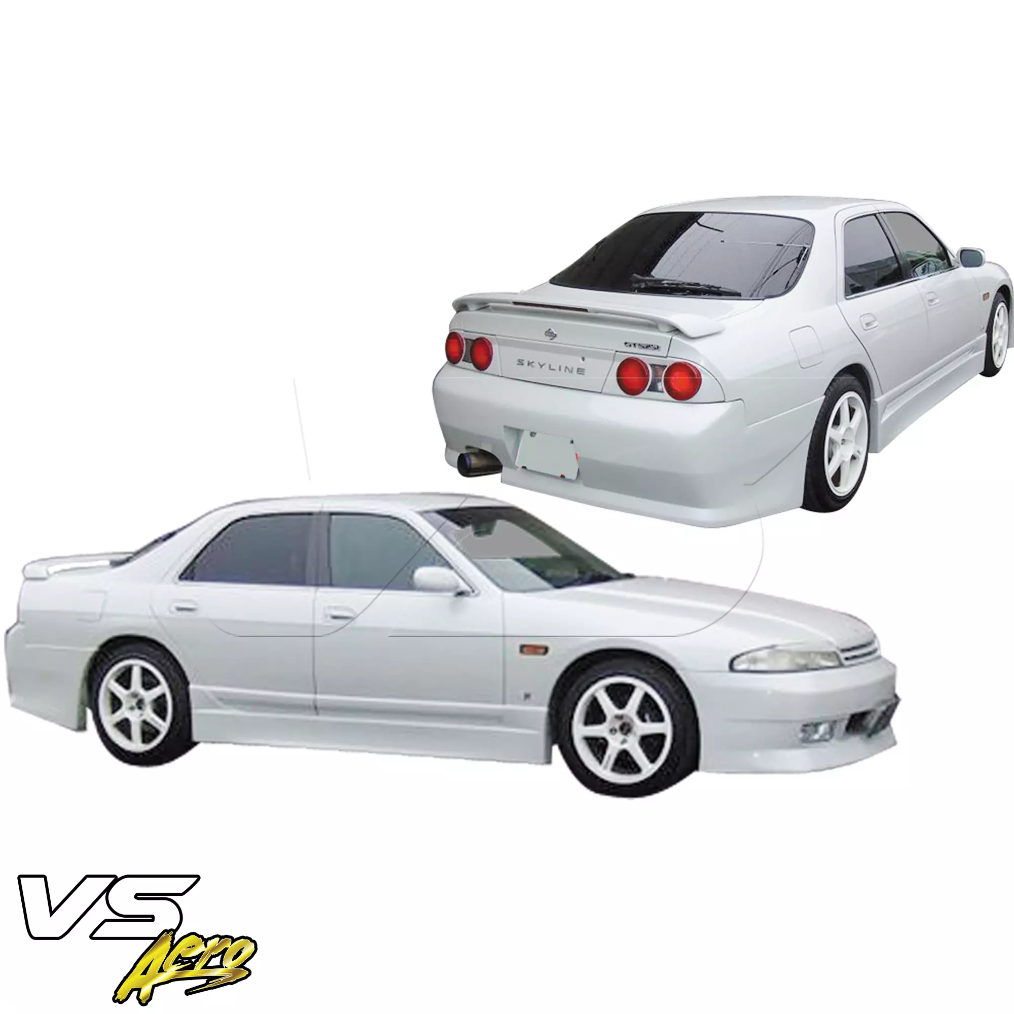 VSaero FRP FKON Body Kit 4pc > Nissan Skyline R33 GTS 1995-1998 > 4dr Sedan - Image 1
