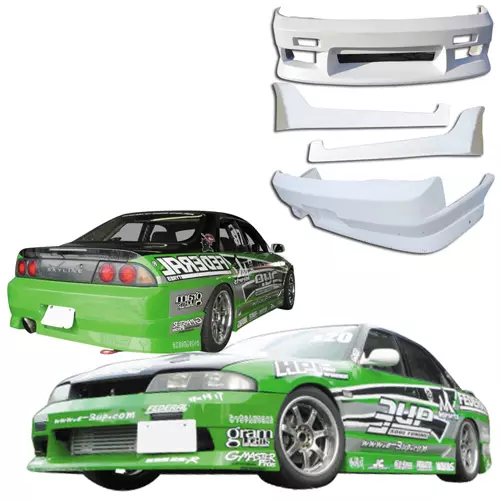VSaero FRP MSPO Body Kit 4pc > Nissan Skyline R33 GTS 1995-1998 > 4dr Sedan - Image 37