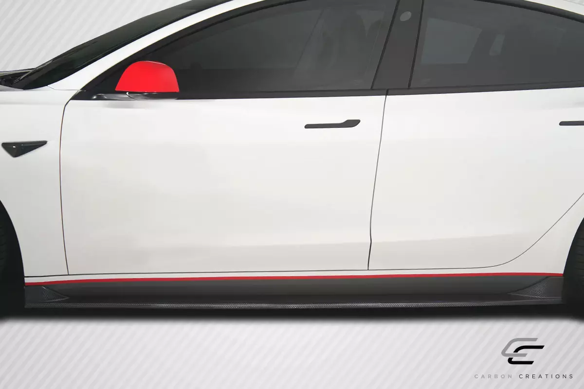 2018-2023 Tesla Model 3 Carbon Creations GT Concept Body Kit 4 Piece - Image 7