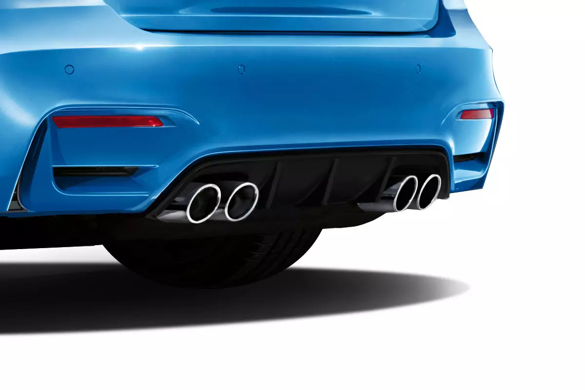 2012-2018 BMW 3 Series F30 Duraflex M3 Look Rear Diffuser ( must be used with M3 look Rear Bumper body kit) 1 Piece - Image 1