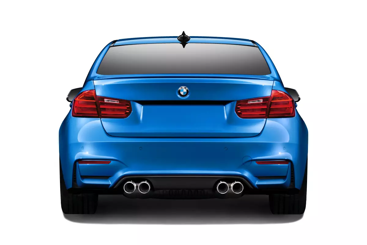 2012-2018 BMW 3 Series F30 Couture Urethane M3 Look Rear Bumper (requires diffuser and change to M3 M4 Look exhaust ) 1 Piece - Image 1