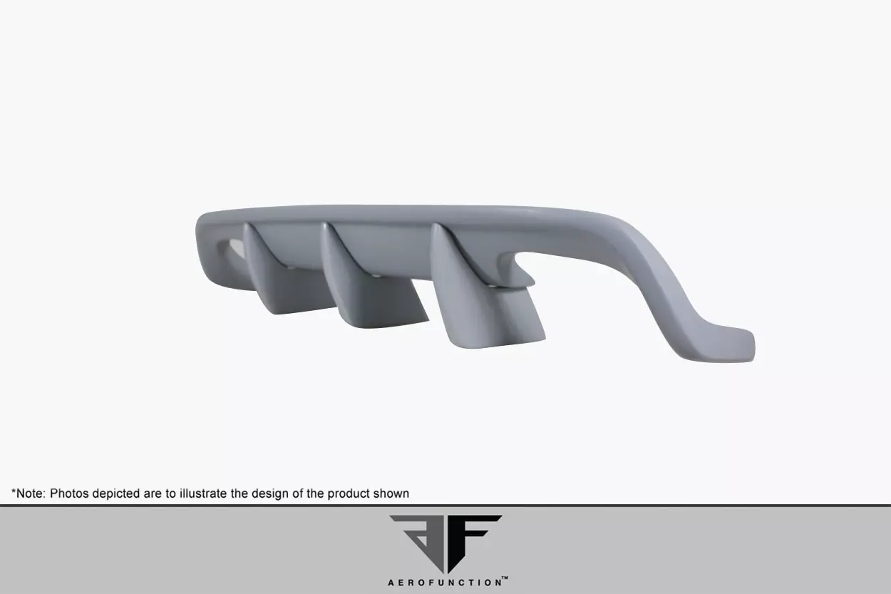 2014-2020 BMW 4 Series F32 AF-1 Wide Body Rear Diffuser ( GFK ) 4 Piece ( Must be used with Couture M4 Look Rear Bumper ) (S) - Image 5