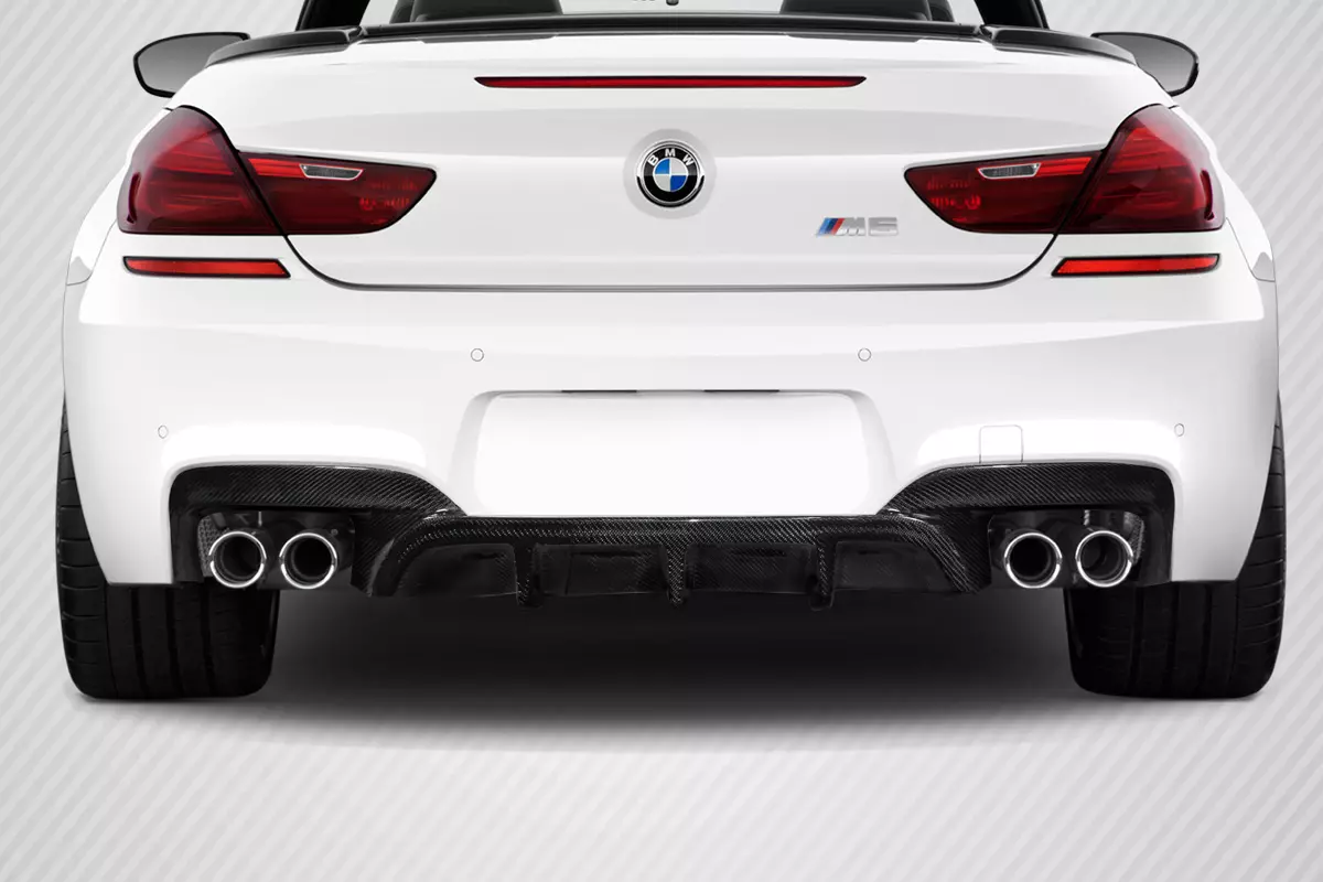 2011-2019 BMW 6 Series M6 F06 F12 F13 Carbon Creations AMK Rear Diffuser 1 Piece - Image 1