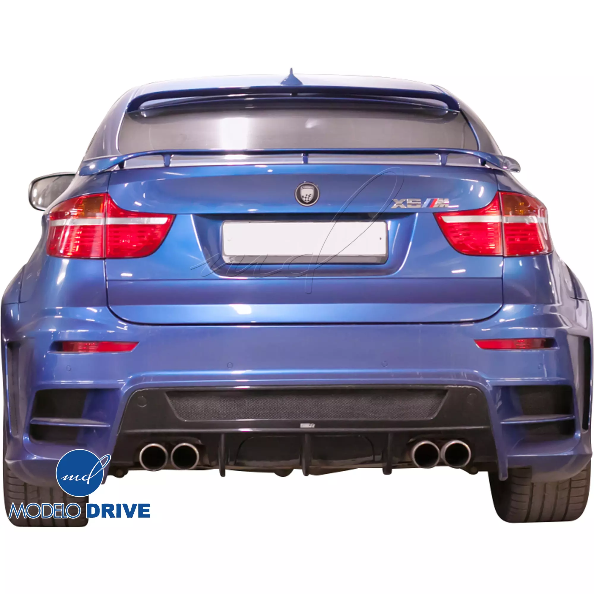ModeloDrive FRP LUMM Rear Bumper w Diffuser > BMW X6 2008-2014 > 5dr - Image 12