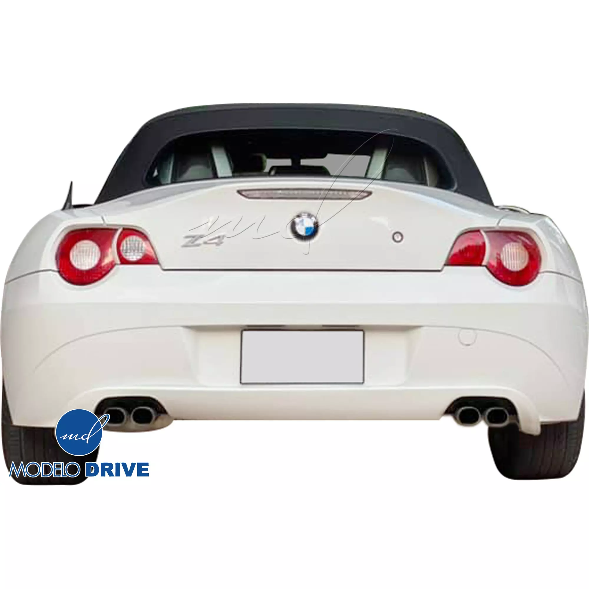 ModeloDrive FRP AERO Diffuser (dual exhst cut outs) > BMW Z4 E85 2003-2005 - Image 2