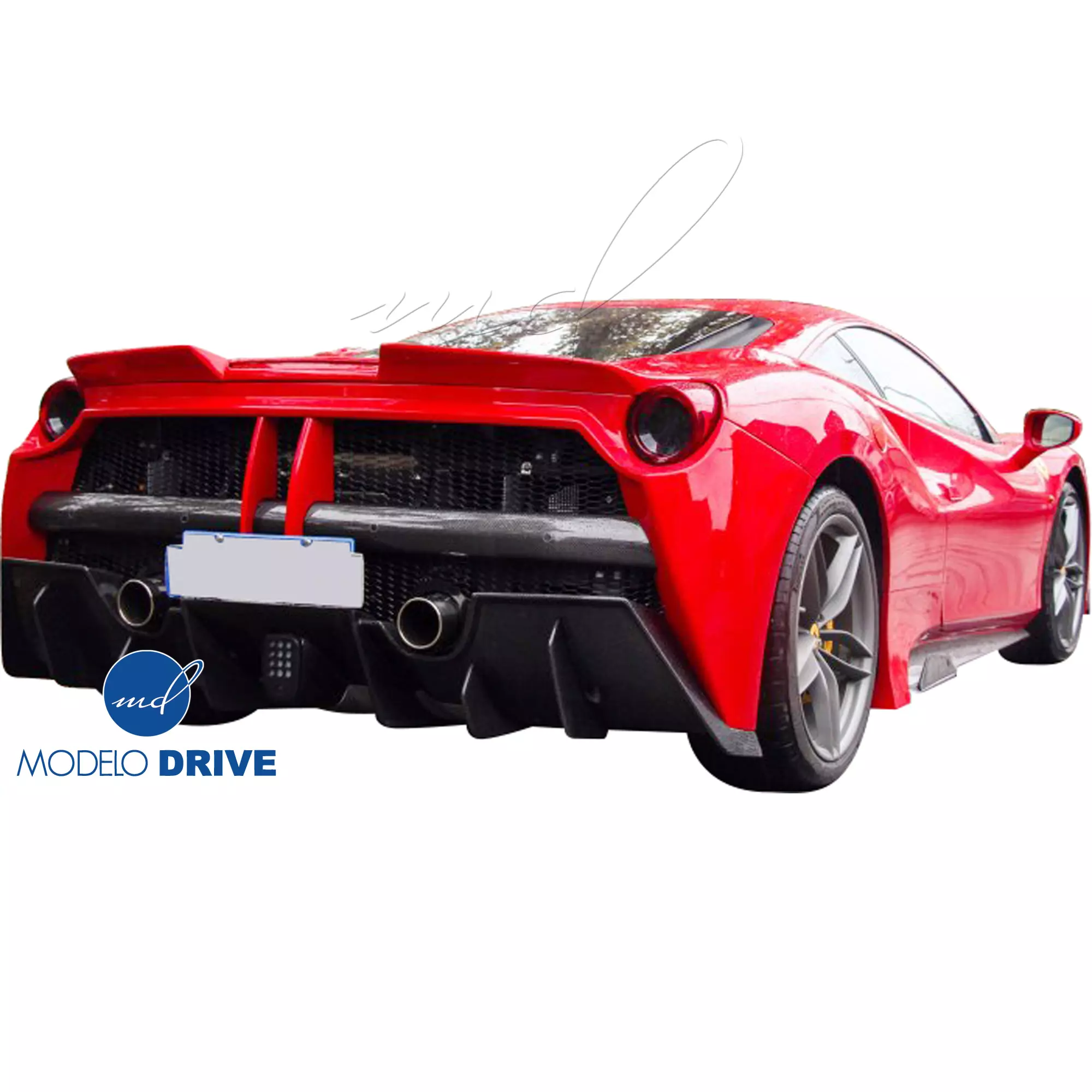 ModeloDrive Partial Carbon Fiber MDES Body Kit > Ferrari 488 GTB F142M 2016-2019 - Image 34