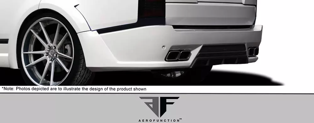 2013-2021 Land Rover Range Rover AF-1 Wide Body Rear Diffuser ( GFK ) 1 Piece (S) - Image 2