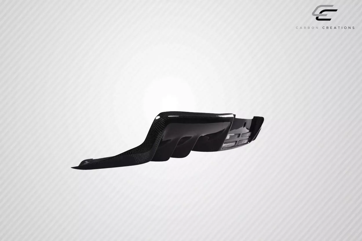 2008-2015 Mitsubishi Lancer Evo X Carbon Creations DriTech OER Look Rear Diffuser 1 Piece - Image 8