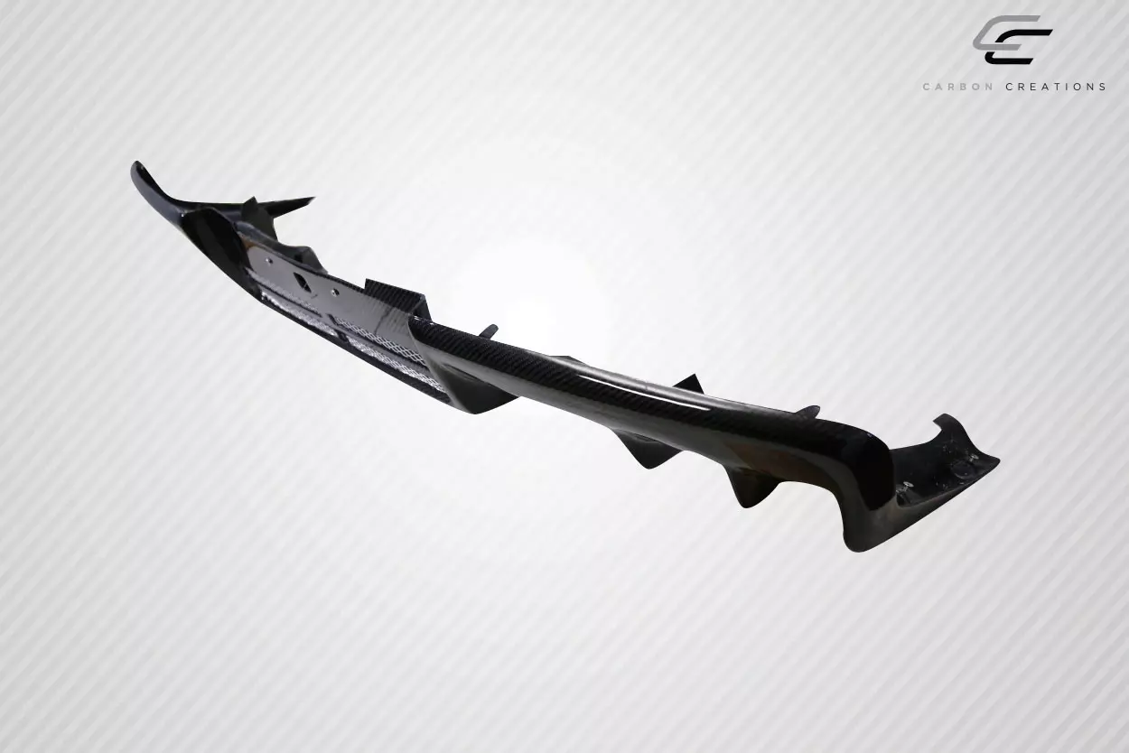 2008-2015 Mitsubishi Lancer Evo X Carbon Creations DriTech OER Look Rear Diffuser 1 Piece - Image 5